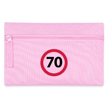 70th Birthday - Pencil Case - pink - Front