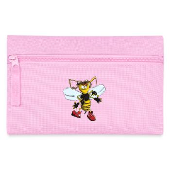 bumblebee bee wasp hornet bee wasp horny - Pencil Case - pink - Front