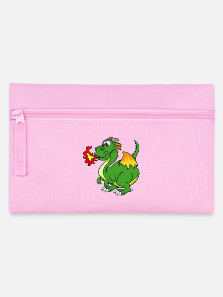 Drachen - Federtasche - Rosa