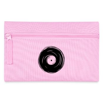 dj record - Pencil Case - pink - Front