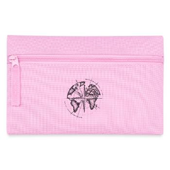 Weltkarte - Federtasche - Rosa - Vorne