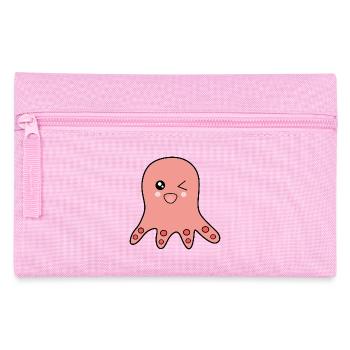 Oktopus Meerestiere - Federtasche - Rosa - Vorne