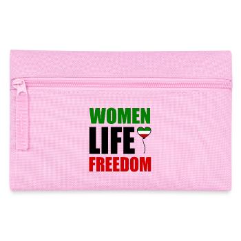 Women life freedom - Pencil Case - pink - Front