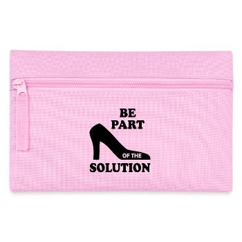 Be part of the solution - Pencil Case - pink - Front