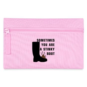 Sometimes you are a stinky boot - Federtasche - Rosa - Vorne