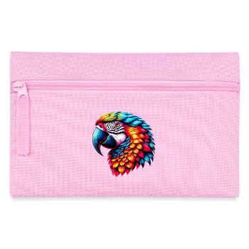Papagei - Federtasche - Rosa - Vorne