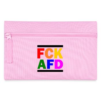 Fck afd - Federtasche - Rosa - Vorne