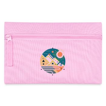 Mountains - Pencil Case - pink - Front