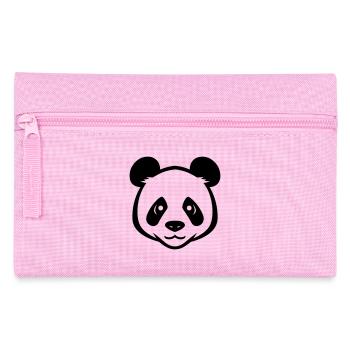 Tête de panda - Trousse - rose - Devant