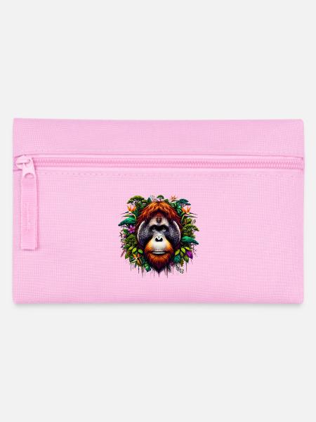 Orang-Utan Affe Orang-Utan - Federtasche - Rosa