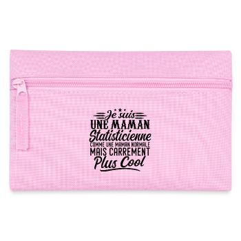 Statistikerin Mama: Normal, aber knallharter - Federtasche - Rosa - Vorne