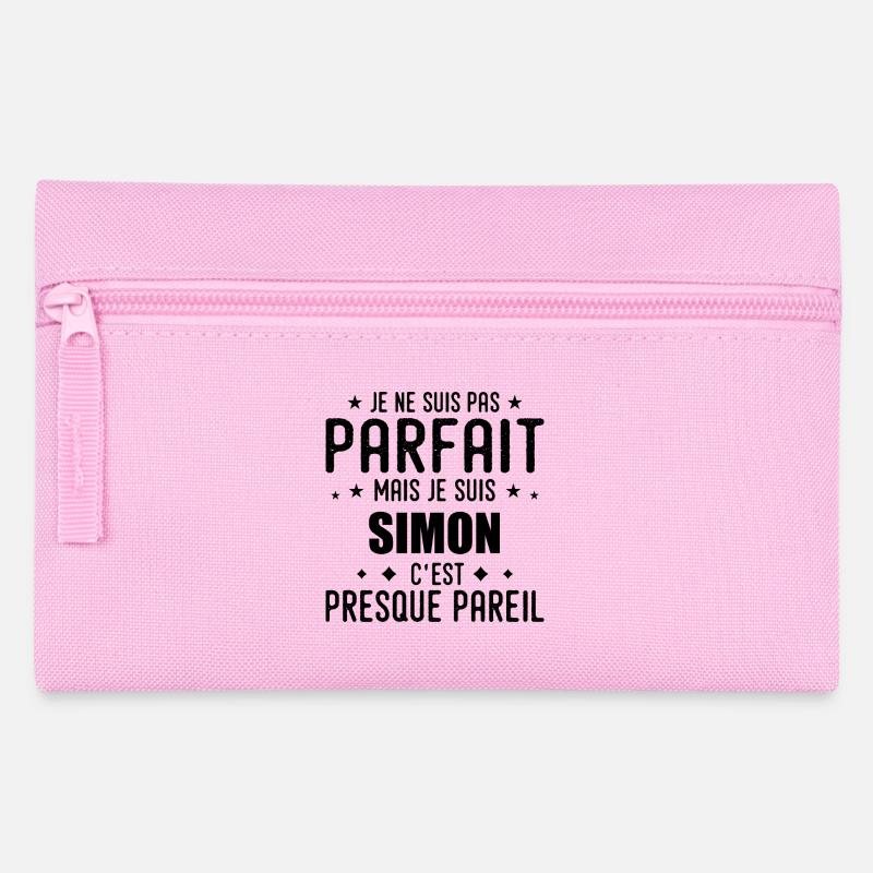 Simon : authentique, imparfait, top, perfection - Trousse - rose