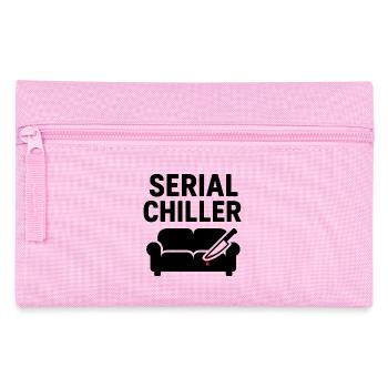 Serial Chiller Shirt – Lustiges True Crime Podcast - Federtasche - Rosa - Vorne