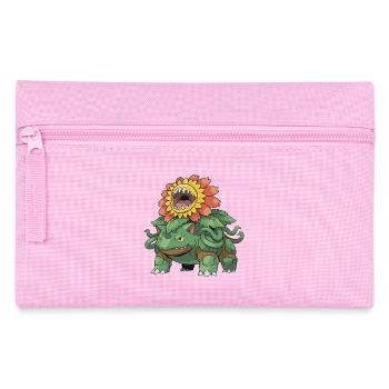 Sonnenblumen-Monsterbestie - Federtasche - Rosa - Vorne