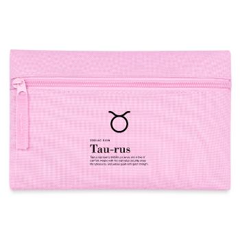 Taurus - Zodiac sign - Federtasche - Rosa - Vorne