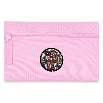 Tanz, Fest, Kimono und Feuerwerk - Federtasche - Rosa - Vorne