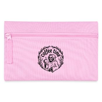 coffee time - Pencil Case - pink - Front