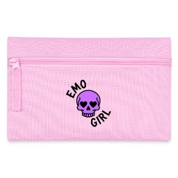 emo girl - Pencil Case - pink - Front