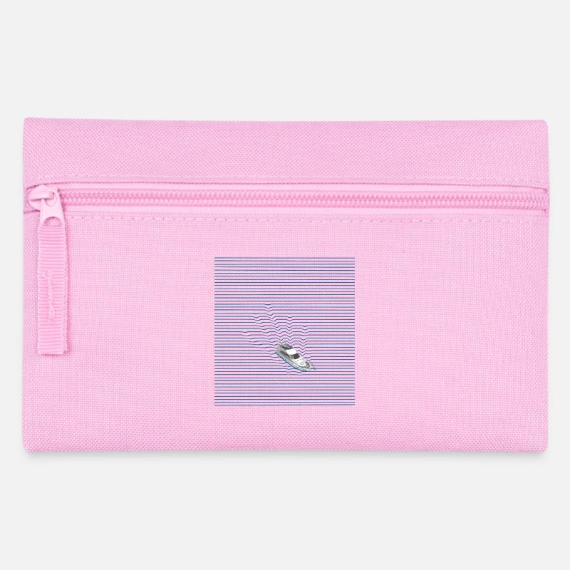 Yacht dans la mer des lignes - Trousse - rose