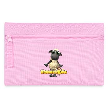 Farmerama Logo mit Schaf - Federtasche - Rosa - Vorne