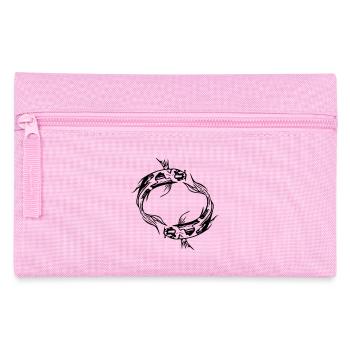Deux poissons vector Koi Carpe - Trousse - rose - Devant