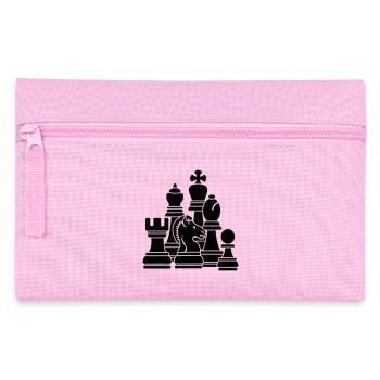 Pièces d’échecs - Trousse - rose - Devant