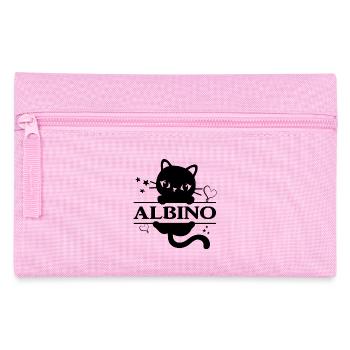 t-shirt albinos idée cadeau t-shirt - Trousse - rose - Devant