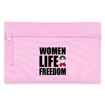 Women life freedom - Pencil Case - pink - Front