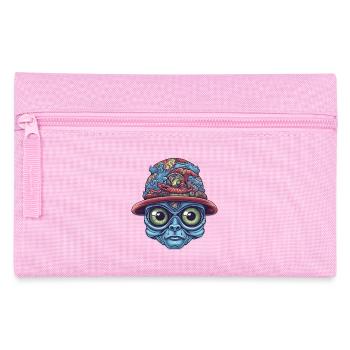 Psychedelic Alien - Pencil Case - pink - Front