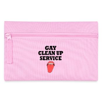 Gay clean up service - Federtasche - Rosa - Vorne