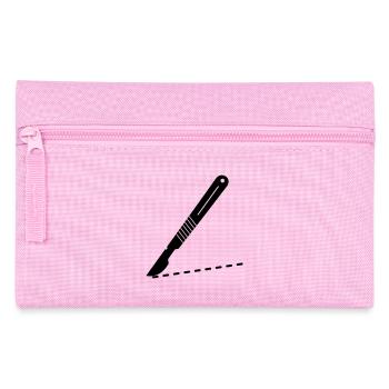 Scalpel blades with cutting line - Pencil Case - pink - Front