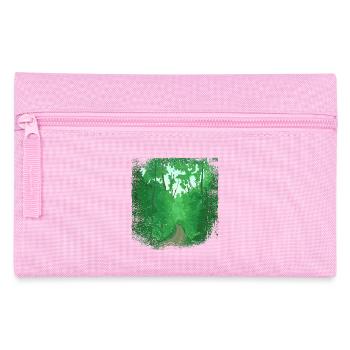 Waldweg mit ausgefranstem Rand - Federtasche - Rosa - Vorne
