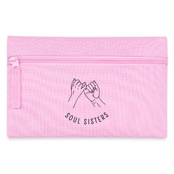 Soul Sisters - Für echte Freundschaft - Federtasche - Rosa - Vorne