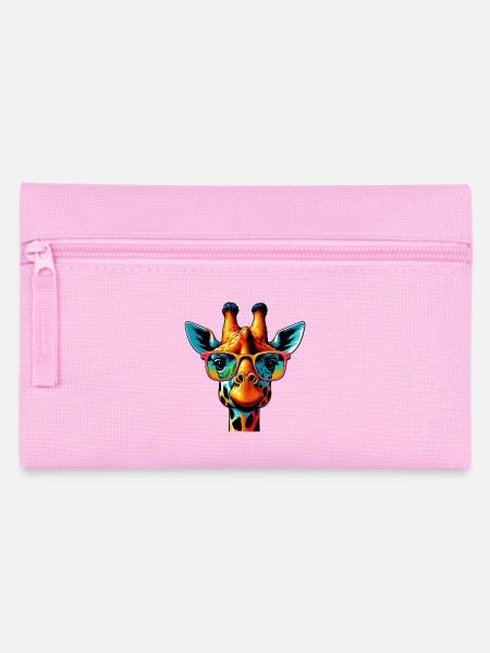 Giraffe - Federtasche - Rosa