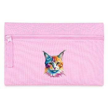 Chat - Trousse - rose - Devant