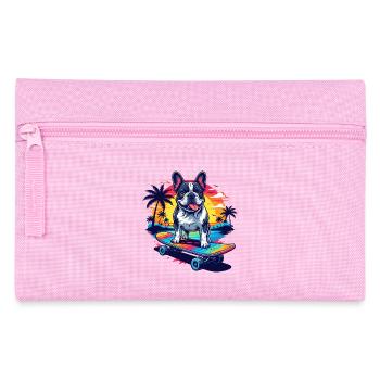 Skater Bulldogge - Federtasche - Rosa - Vorne