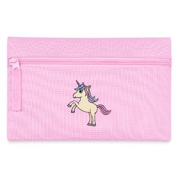 Unicorn (Comic, Kawaii) - Pencil Case - pink - Front