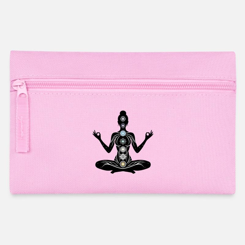 Yoga - Federtasche - Rosa