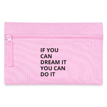 Wenn du es träumen kannst, kannst du es tun - Federtasche - Rosa - Vorne
