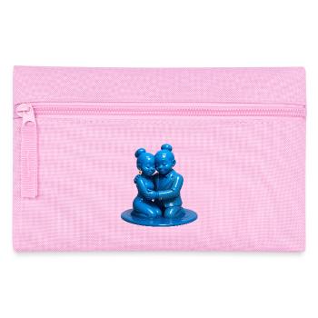 LIEBENDE #2 – Frieden & Liebe - Federtasche - Rosa - Vorne