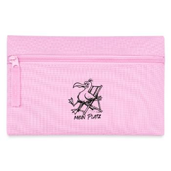 Pelican on the beach chair – My place - Pencil Case - pink - Front