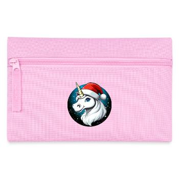 Christmas Unicorn - Pencil Case - pink - Front