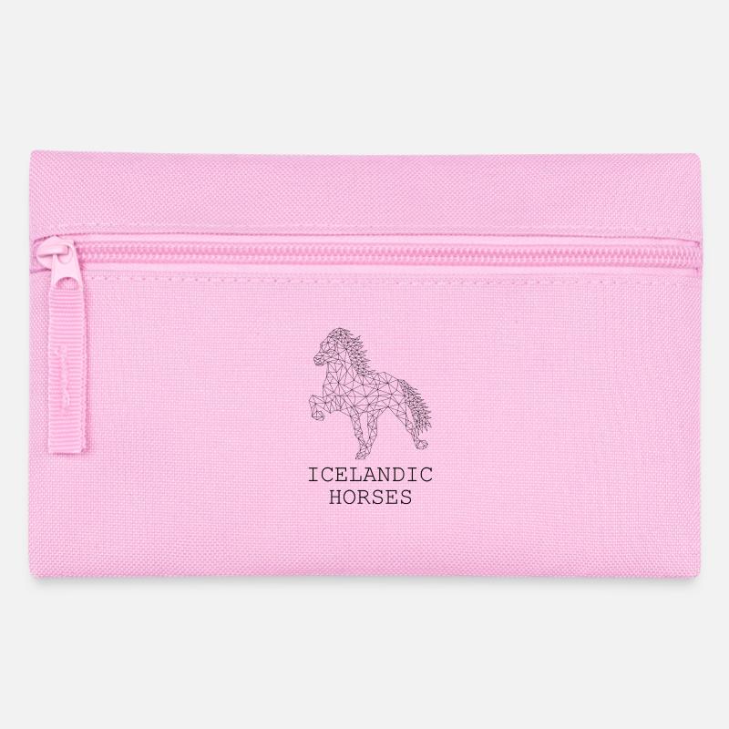 Geometischer Isländer2 - Federtasche - Rosa