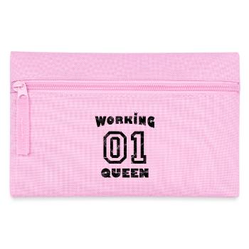 Arbeit Workaholic - Working Queen - Federtasche - Rosa - Vorne