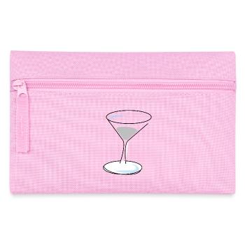 Glas - Federtasche - Rosa - Vorne