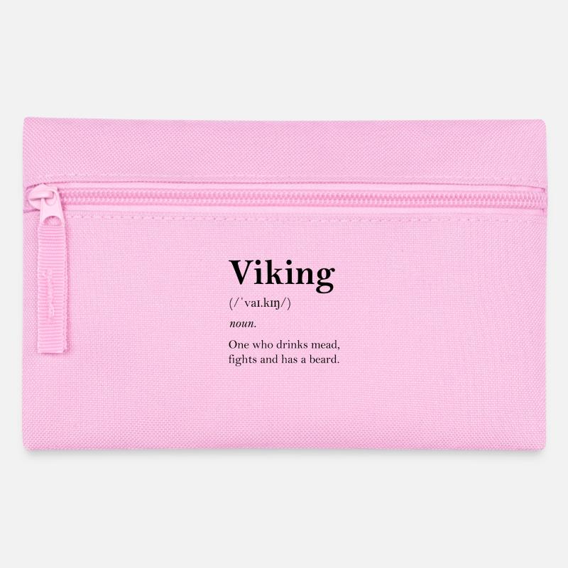 Viking Definition - Pencil Case - pink