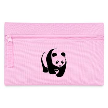 panda géant ours en peluche teddy - Trousse - rose - Devant