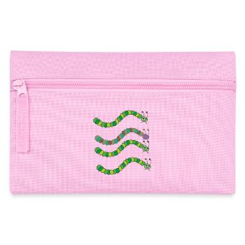 raupen vielfalt - Federtasche - Rosa - Vorne
