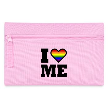 I love me - Federtasche - Rosa - Vorne