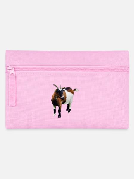 Ziege - Federtasche - Rosa